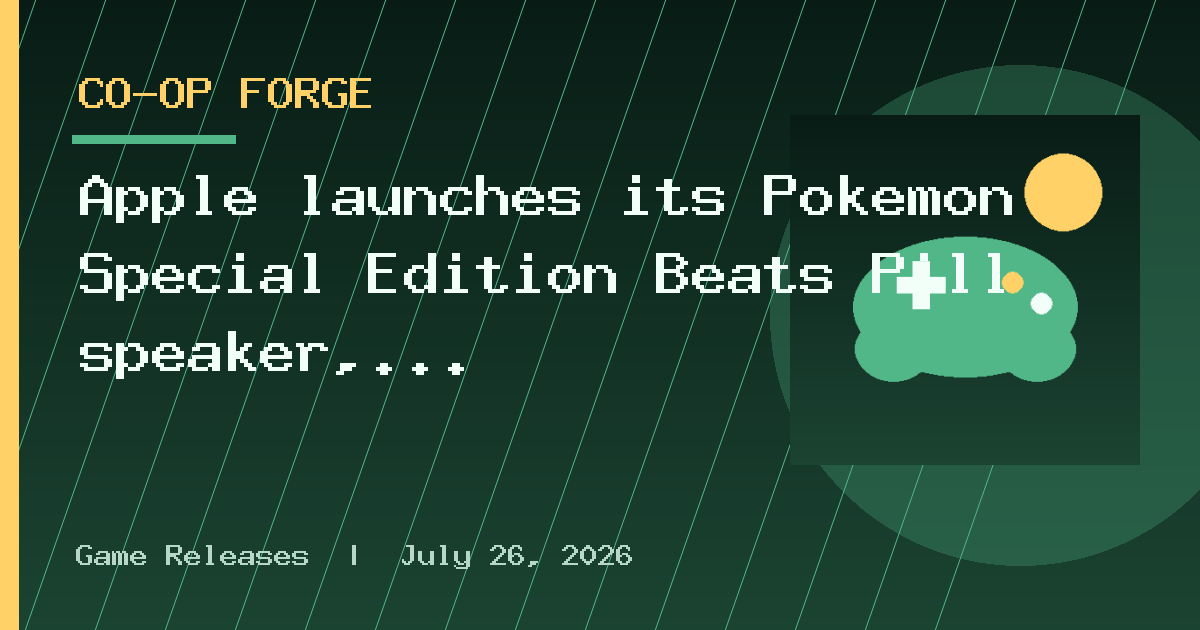 Apple launches its Pokémon Special Edition Beats Pill speaker, and Pikachu's