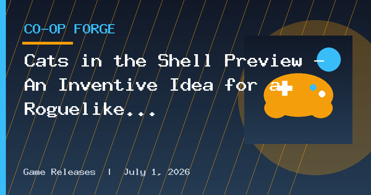 Cats in the Shell Preview – An Inventive Idea for a Roguelike