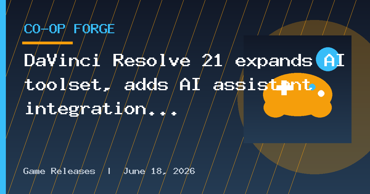 DaVinci Resolve 21 expands AI toolset, adds AI assistant integration