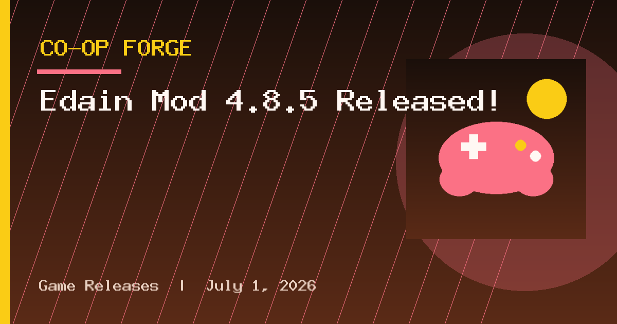 Edain Mod 4.8.5 Released!