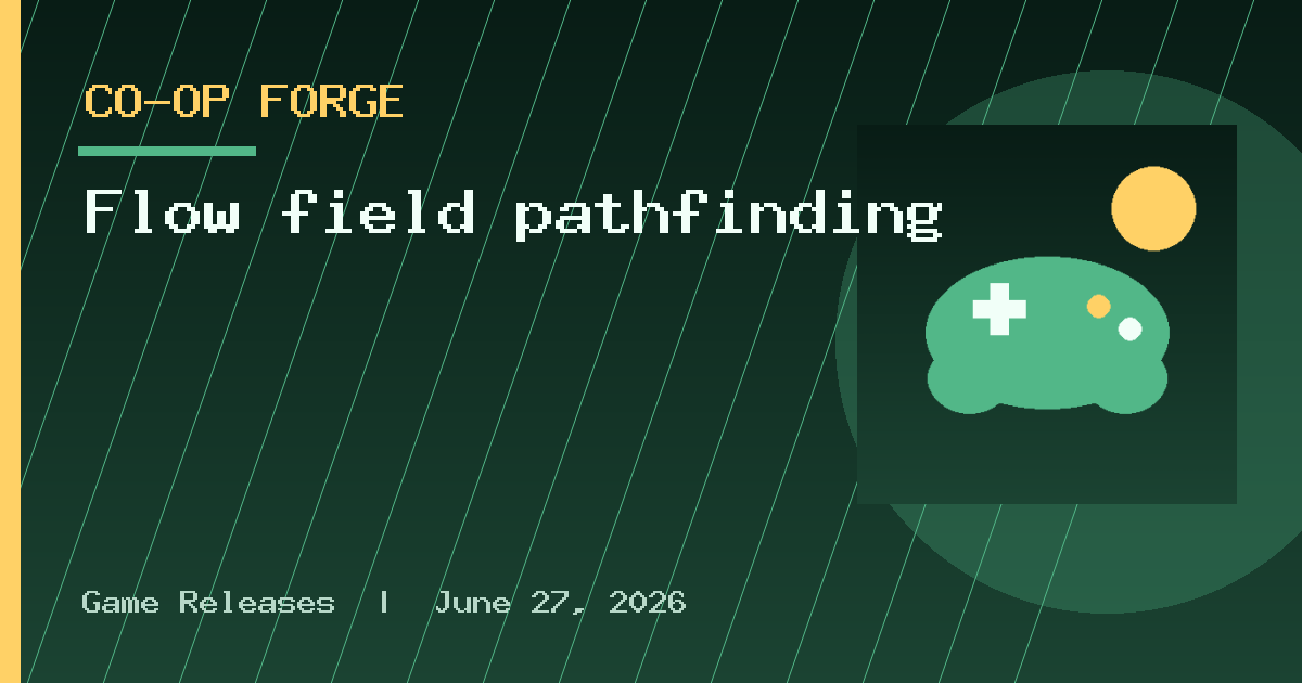 Flow field pathfinding