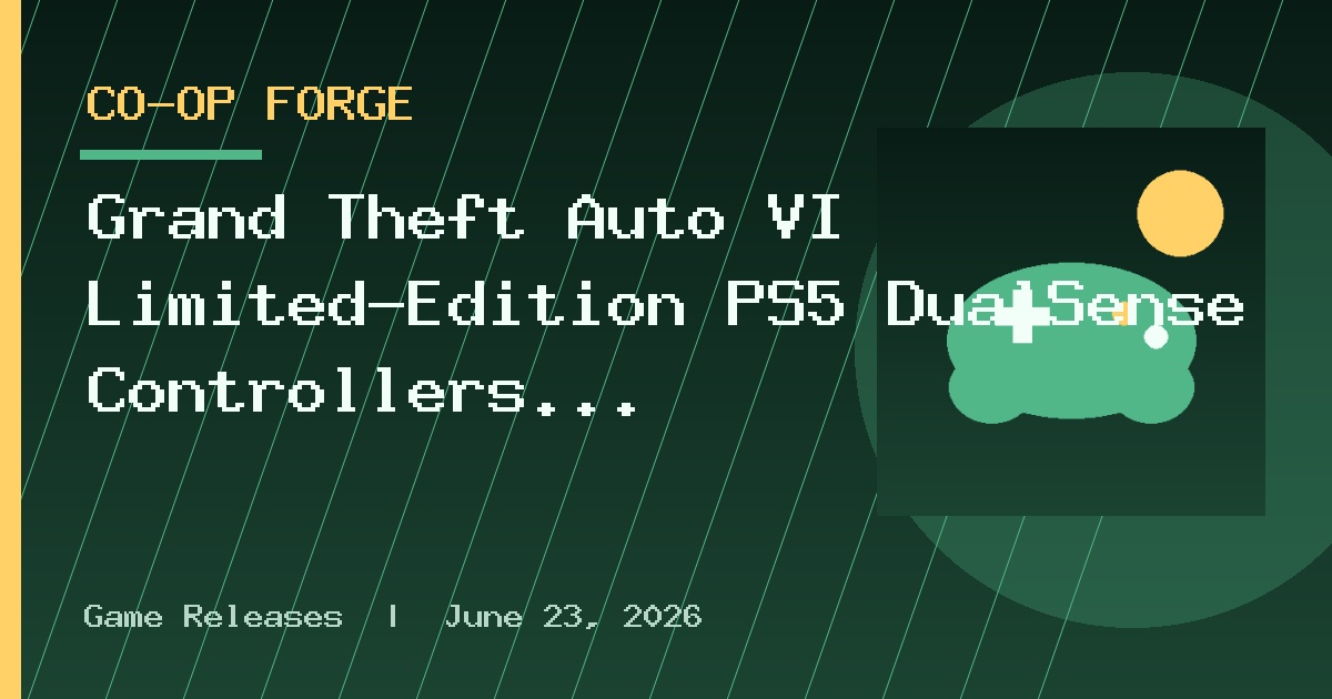 Grand Theft Auto VI Limited-Edition PS5 DualSense Controllers Are Up