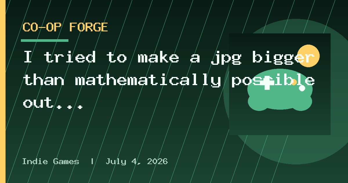 I tried to make a jpg bigger than mathematically possible out of an entire