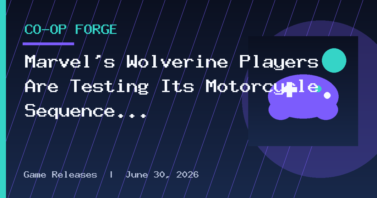 Marvel's Wolverine Players Are Testing Its Motorcycle Sequence to See if Logan