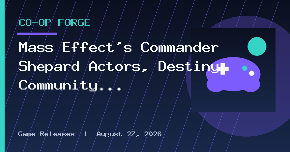 Mass Effect's Commander Shepard Actors, Destiny Community Help #SaveMassEffect