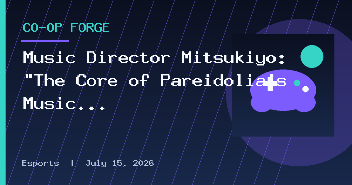 Music Director Mitsukiyo: "The Core of Pareidolia's Music Is Balancing Comfort