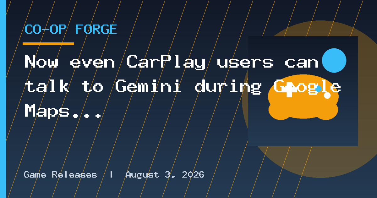 Now even CarPlay users can talk to Gemini during Google Maps navigation