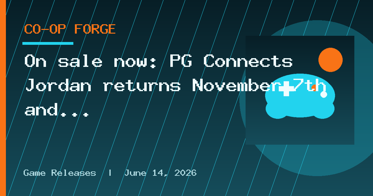On sale now: PG Connects Jordan returns November 7th and 8th