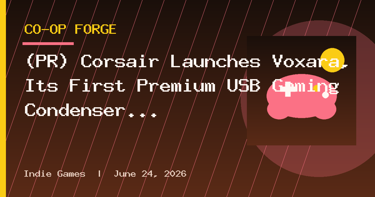 (PR) Corsair Launches Voxara, Its First Premium USB Gaming Condenser Microphone