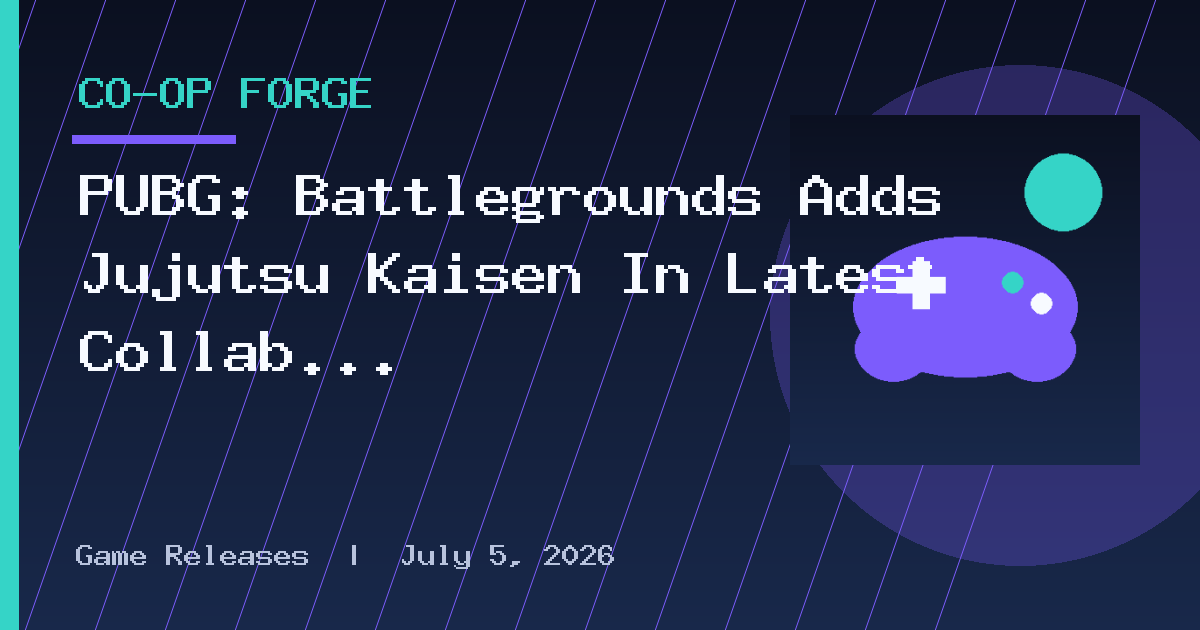 PUBG: Battlegrounds Adds Jujutsu Kaisen In Latest Collab