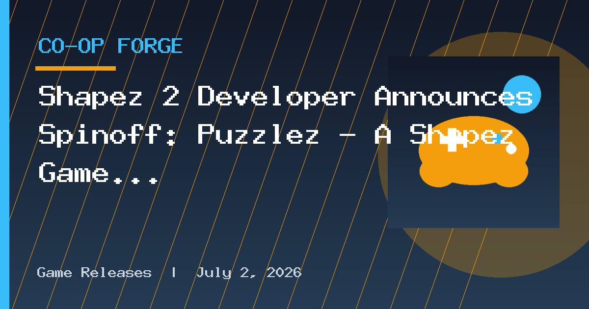 Shapez 2 Developer Announces Spinoff: Puzzlez – A Shapez Game