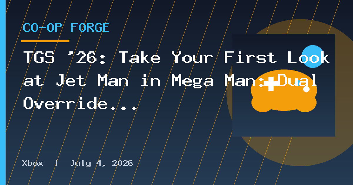 TGS ’26: Take Your First Look at Jet Man in Mega Man: Dual Override
